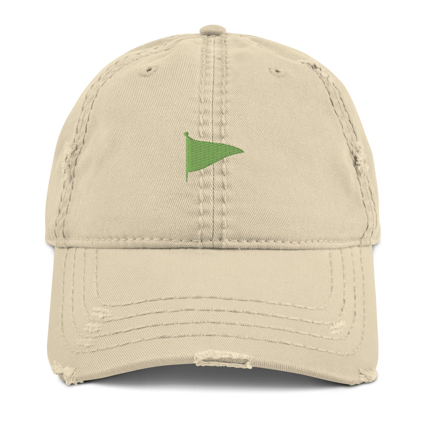 "Green Flag" Distressed Dad Hat