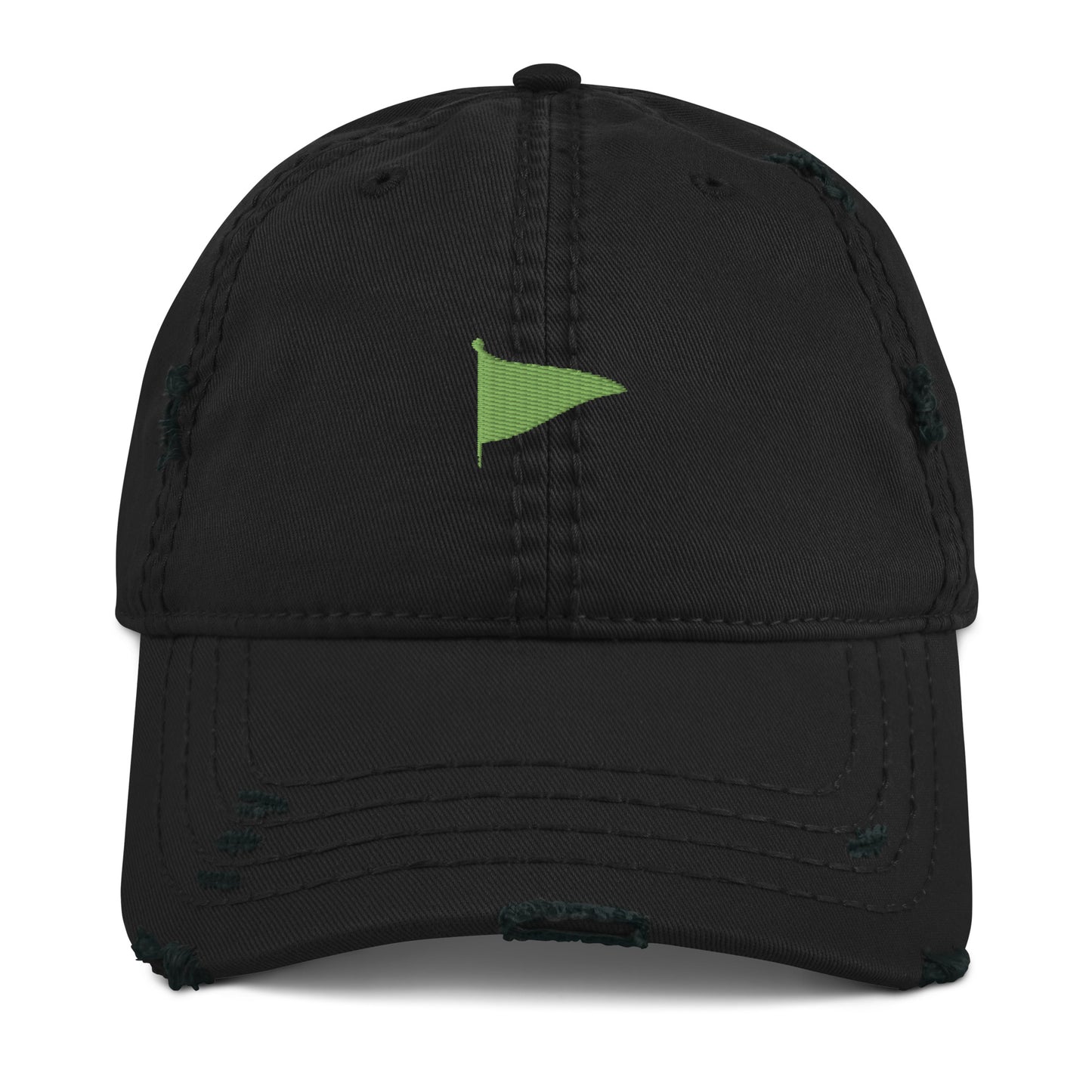 "Green Flag" Distressed Dad Hat