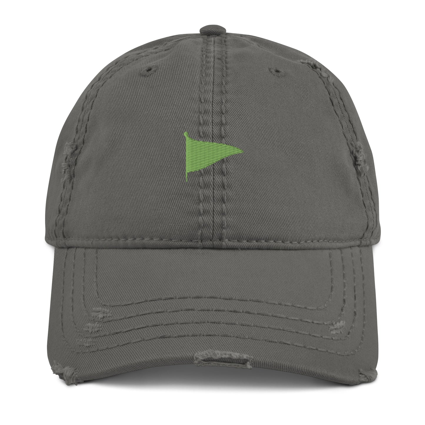 "Green Flag" Distressed Dad Hat