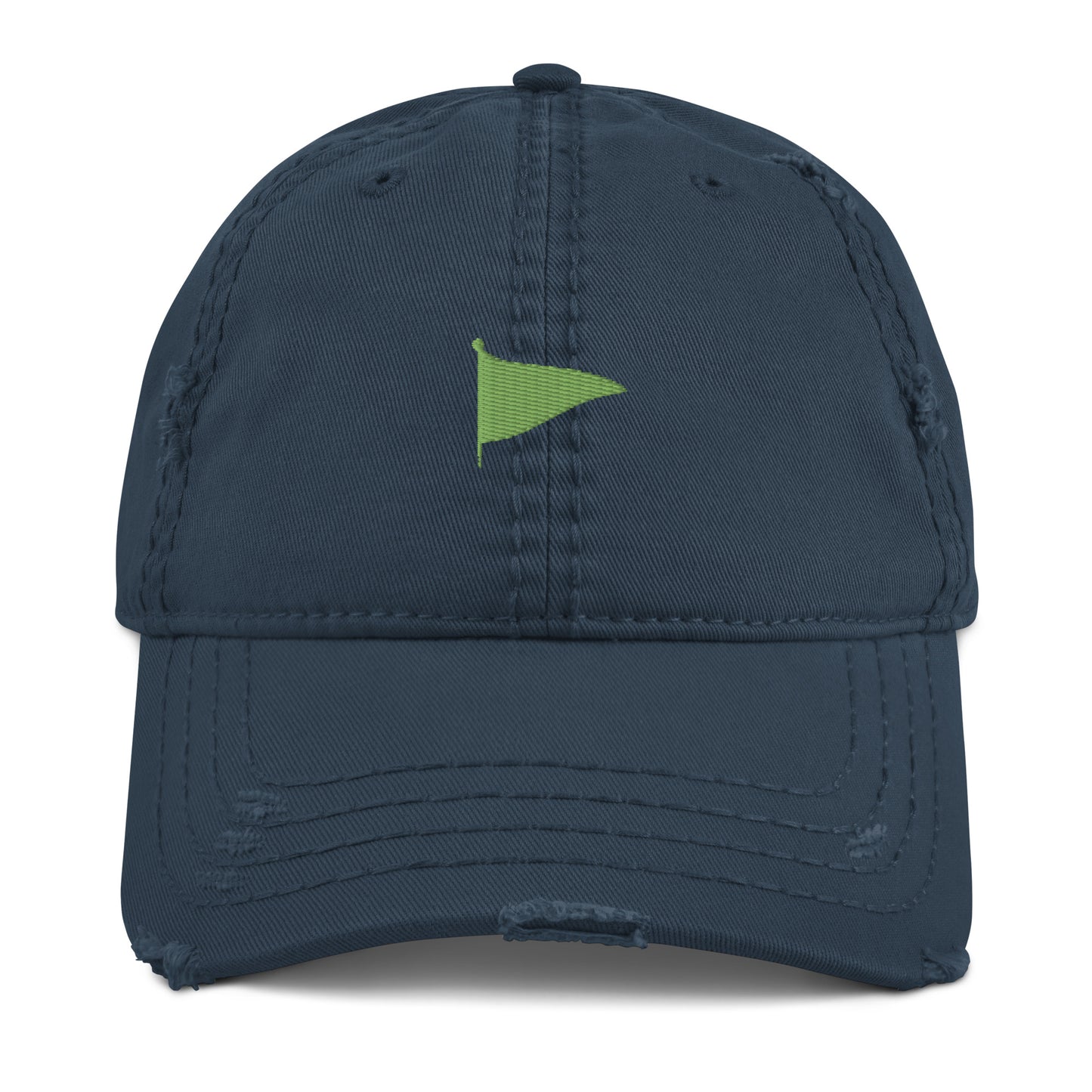 "Green Flag" Distressed Dad Hat